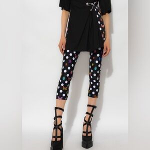Versace x Dua Lipa Collab butterfly Crop leggings, size 44. Brand new with tags.